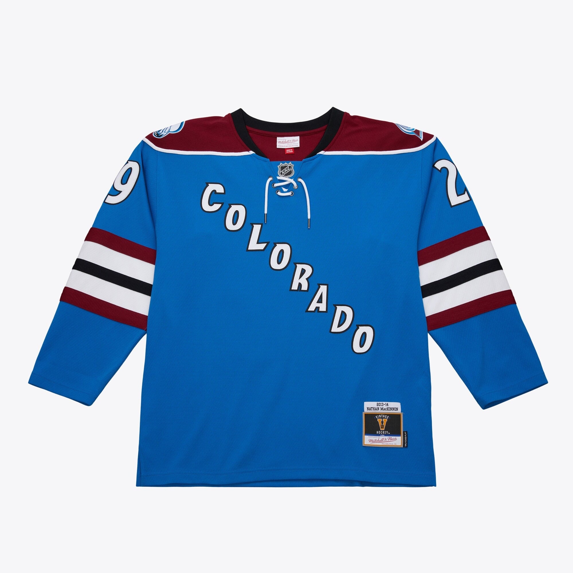 MENS MITCHELL & NESS NHL ALTERNATE JERSEY AVALANCHE 2013 NATHAN MACKINNON