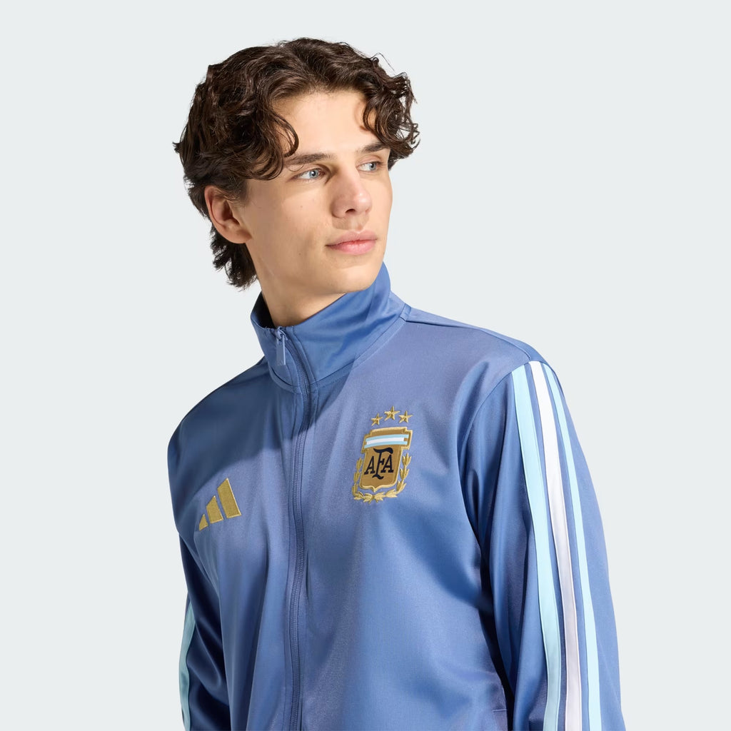 [JZ6289] MENS ADIDAS AFA ARGENTINA DNA TRACK TOP - CREW BLUE