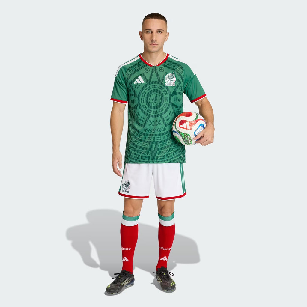 [JL8541] MENS ADIDAS FMF MEXICO 26 HOME SHORTS - WHITE