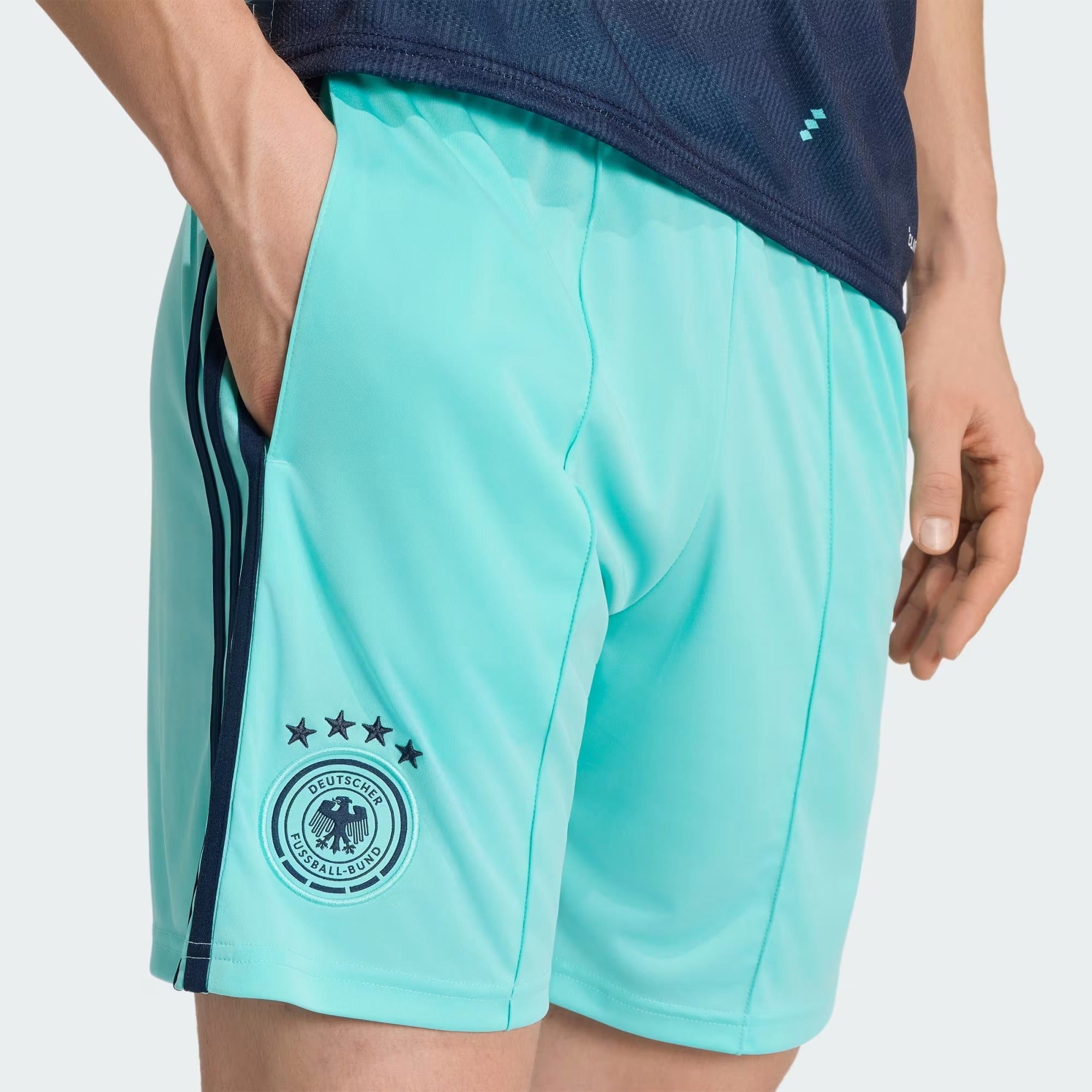[JN2075] MENS ADIDAS DFB GERMANY AWAY SHORTS - FLAAQU