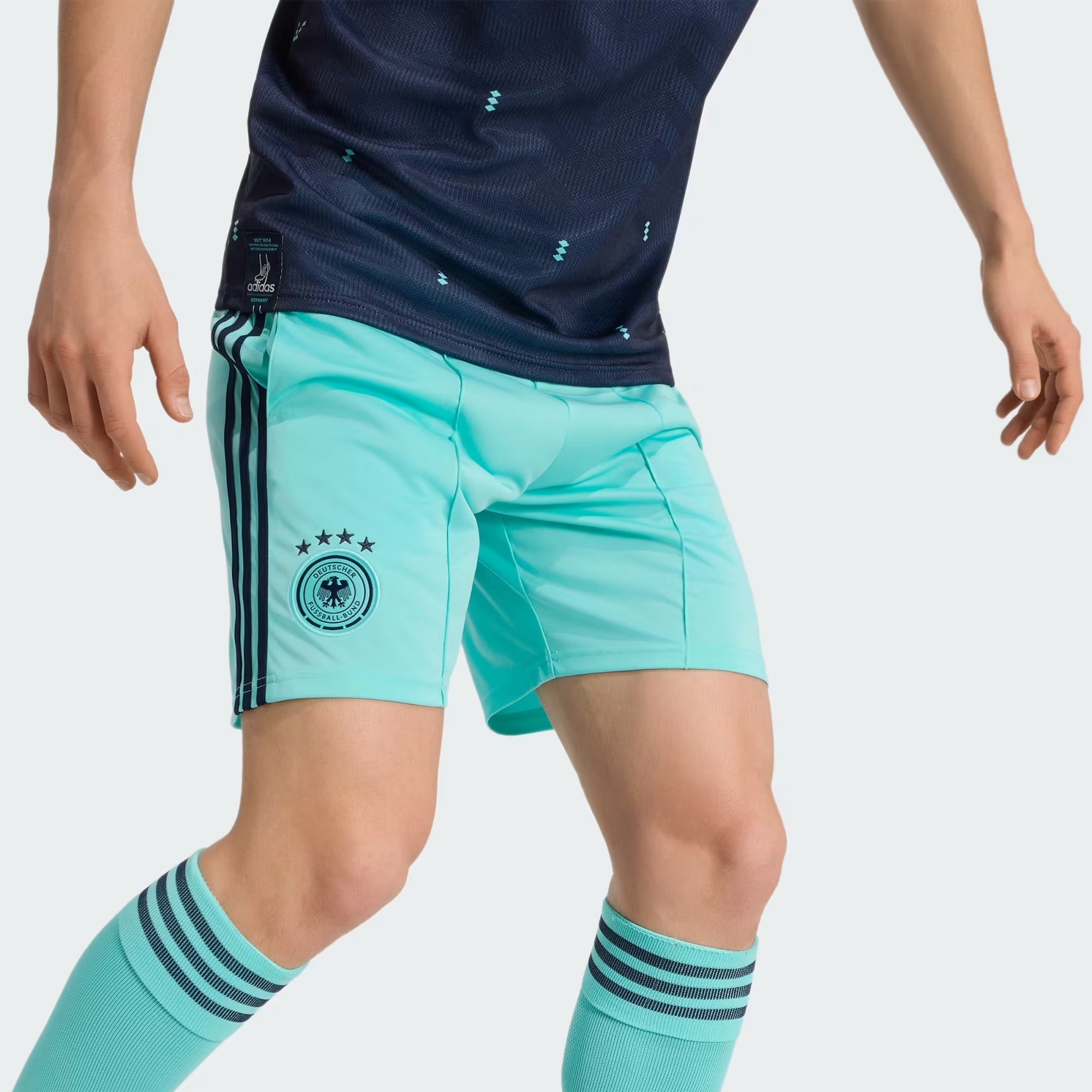 [JN2075] MENS ADIDAS DFB GERMANY AWAY SHORTS - FLAAQU
