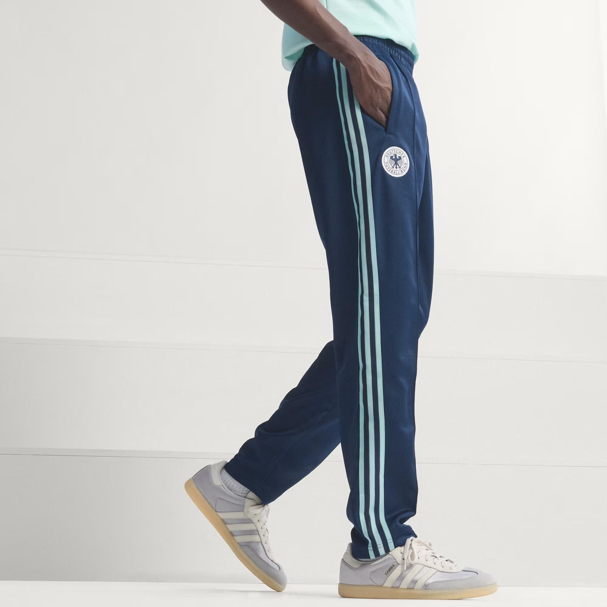 [JZ9341] MENS ADIDAS DFB GERMANY ORIGINALS TRACK PANTS - CONAVY
