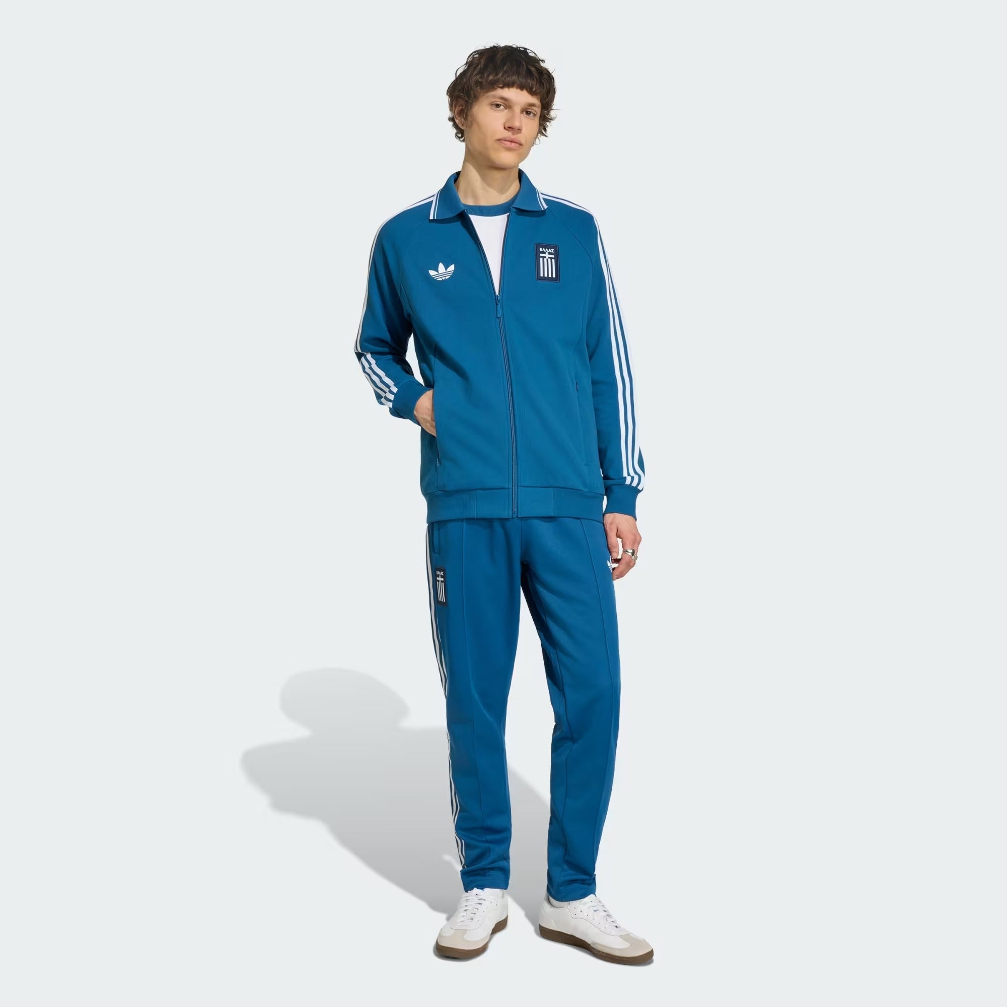 [KQ9584] MENS ADIDAS EPO GREECE AWAY ANTHEM JACKET - DUPE