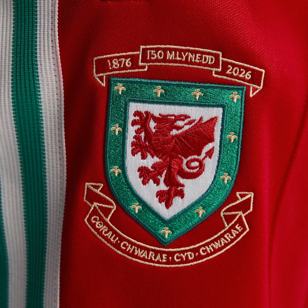 [KA8564] MENS ADIDAS FAW WALES 150 YEARS ANNIVERSARY TRACK PANTS - VIVRED