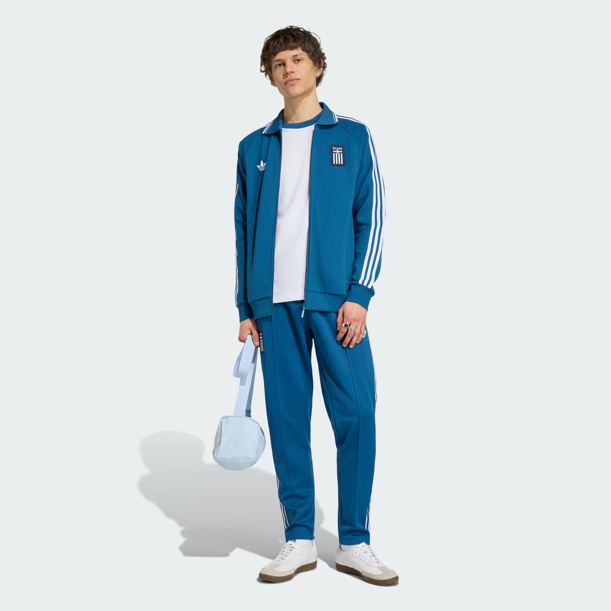 [KQ9584] MENS ADIDAS EPO GREECE AWAY ANTHEM JACKET - DUPE