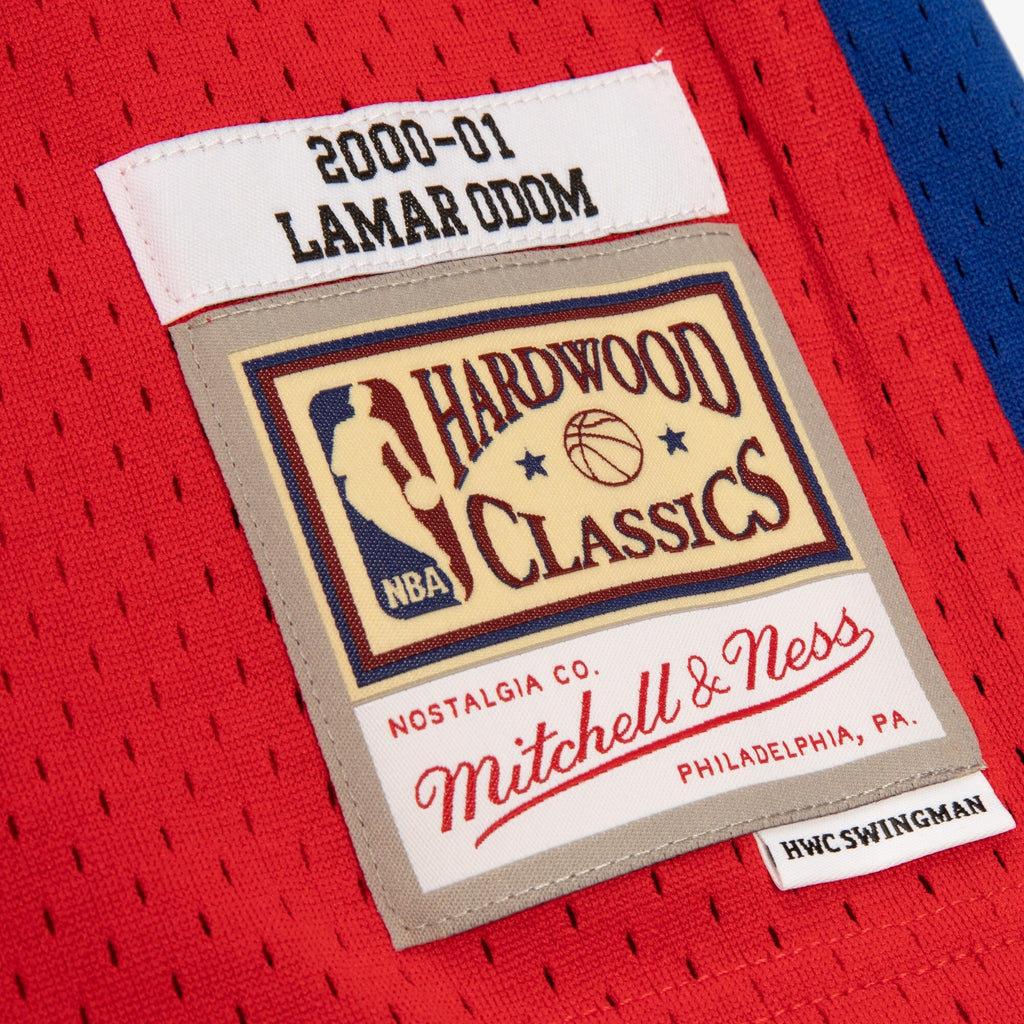 MENS MITCHELL & NESS NBA SWINGMAN JERSEY CLIPPERS 00 LAMAR ODOM