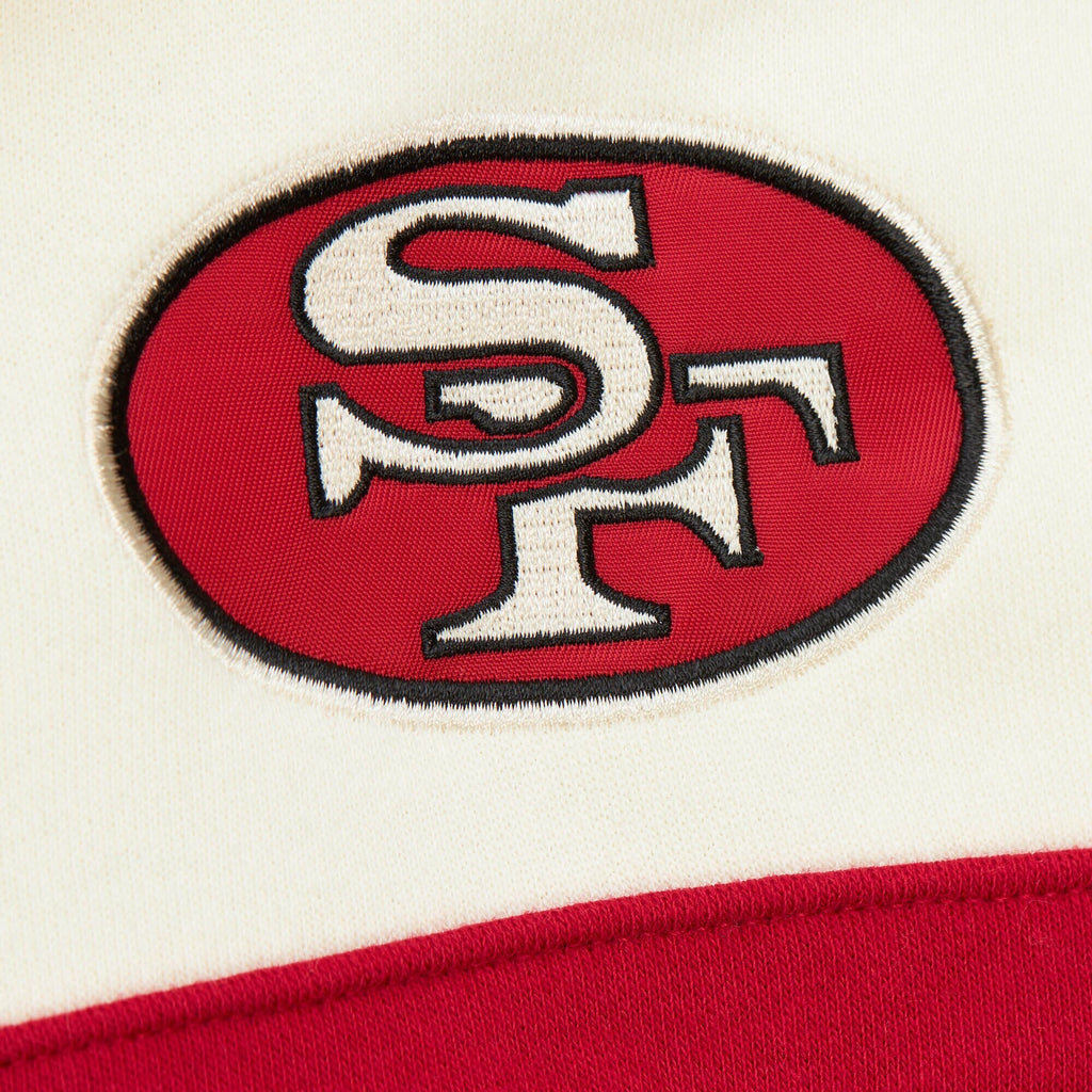 Mens Mitchell & Ness NFL HEAD COACH HOODIE 49ERS