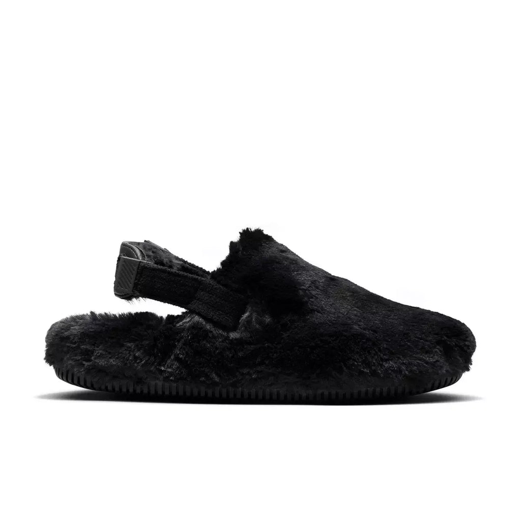 [FZ3118-001] WOMENS NIKE CALM MULE SE 'BLACK FUR'