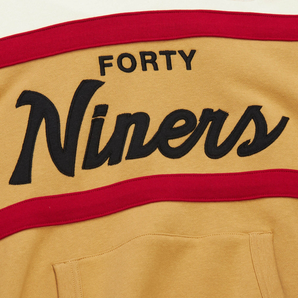 Mens Mitchell & Ness NFL HEAD COACH HOODIE 49ERS