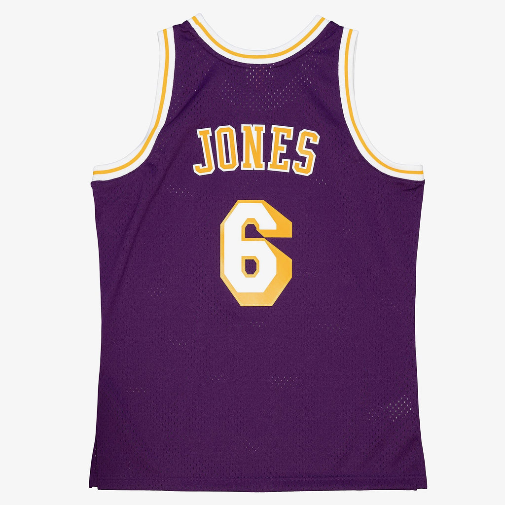 MENS MITCHELL & NESS NBA ROAD JERSEY LAKERS 1996 EDDIE JONES