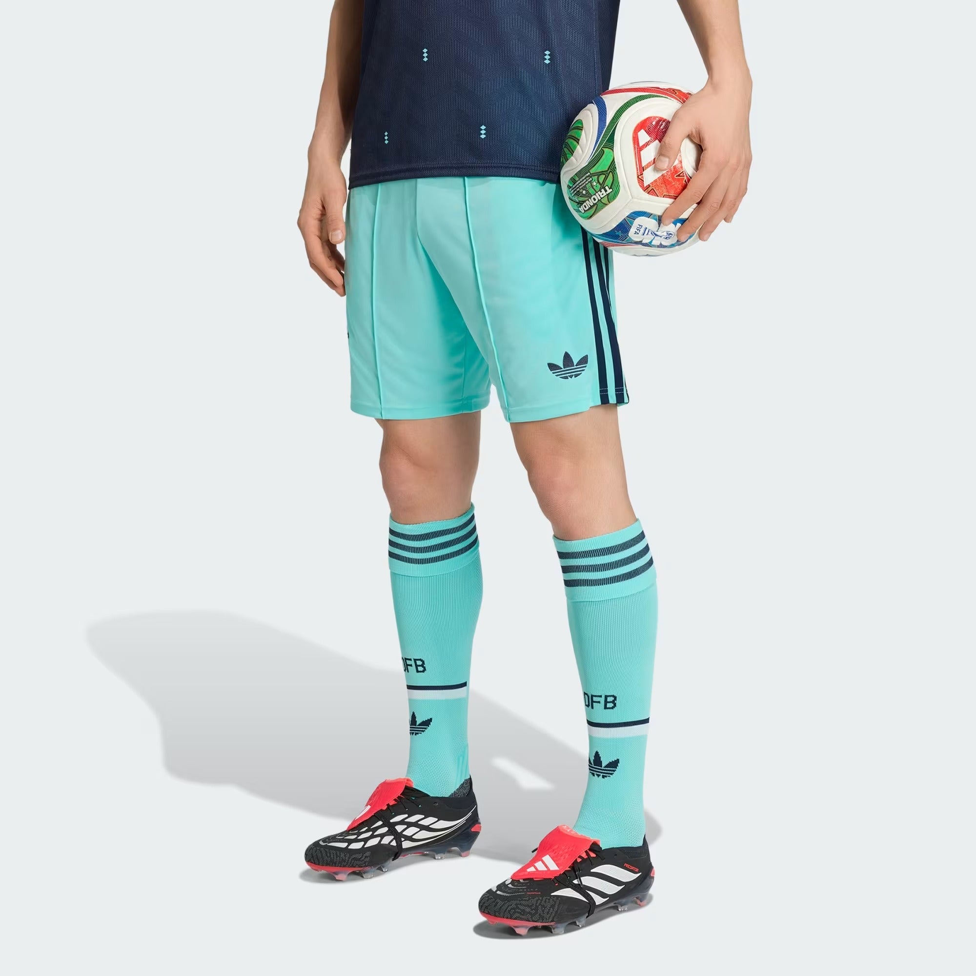 [JN2075] MENS ADIDAS DFB GERMANY AWAY SHORTS - FLAAQU