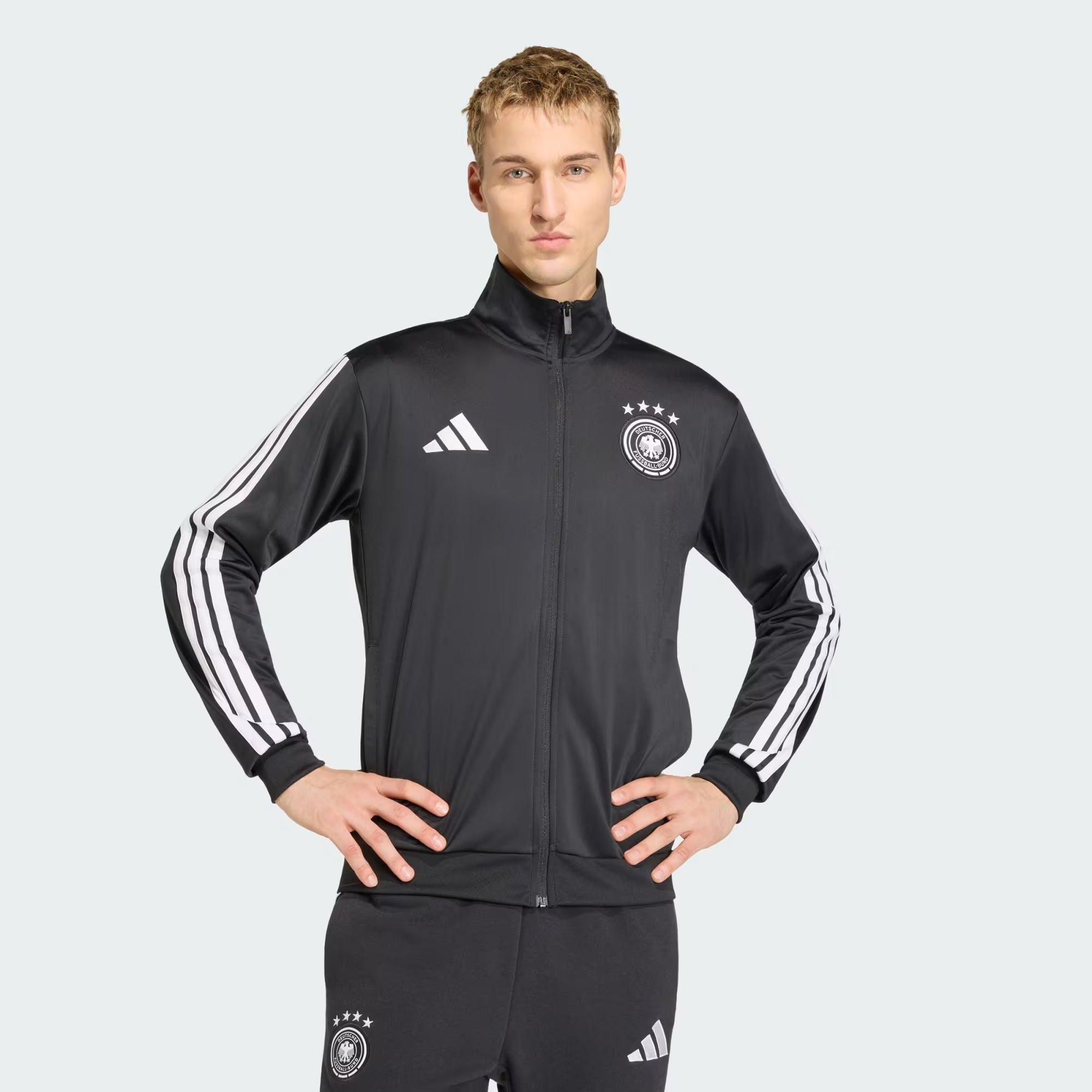 [JZ9345] MENS ADIDAS DFB GERMANY DNA TRACK TOP - BLACK
