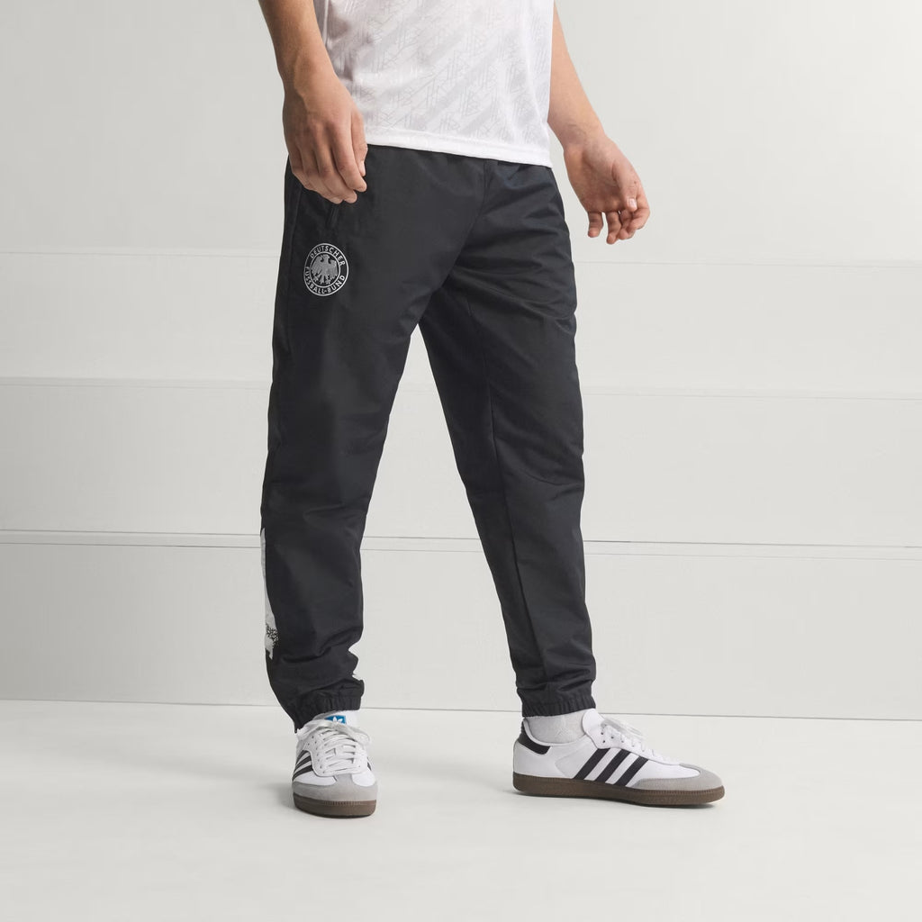 [JW8808] MENS ADIDAS DFB GERMANY TRACK PANTS 1994 - BLACK