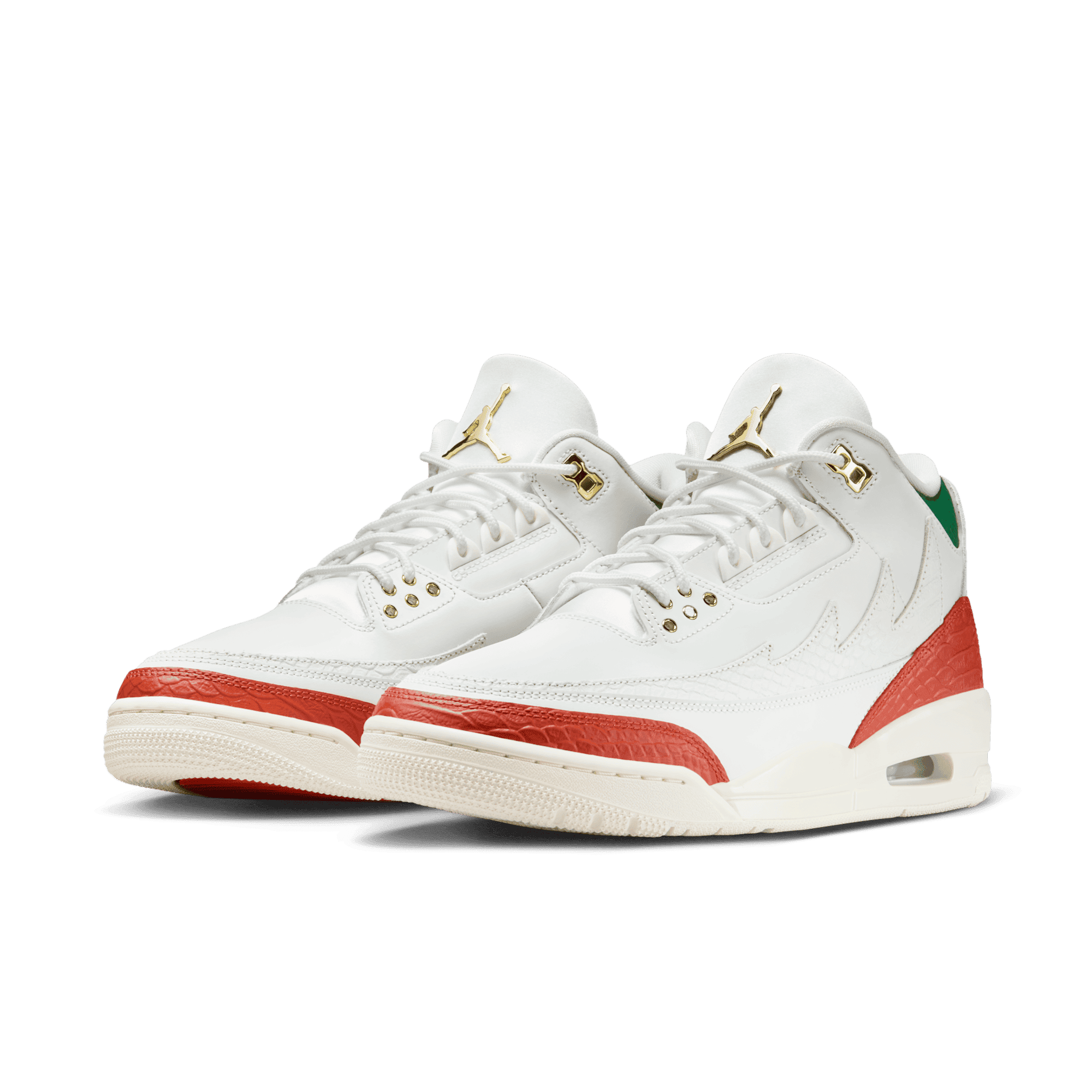 [IO1752-100] MENS AIR JORDAN RETRO 3 'EL VUELO SUMMIT WHITE'