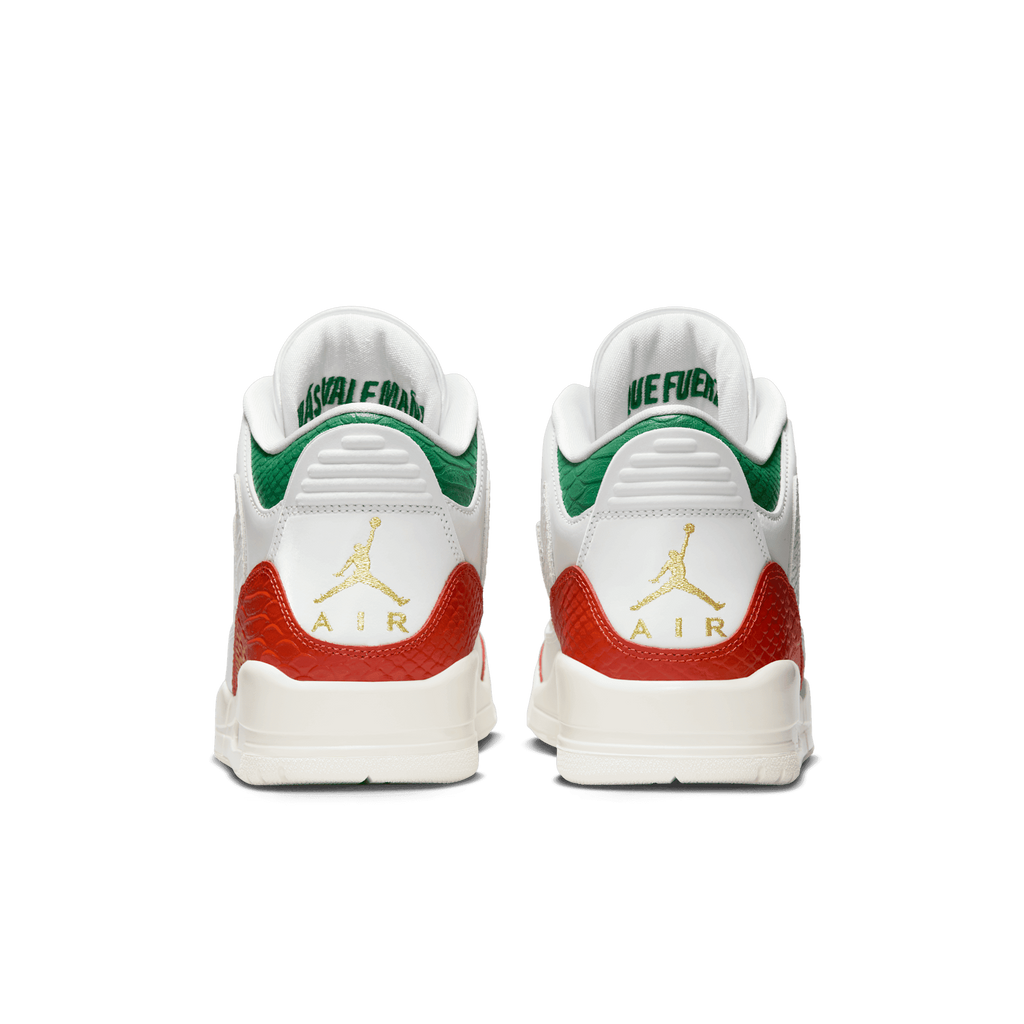 [IO1752-100] MENS AIR JORDAN RETRO 3 'EL VUELO SUMMIT WHITE'