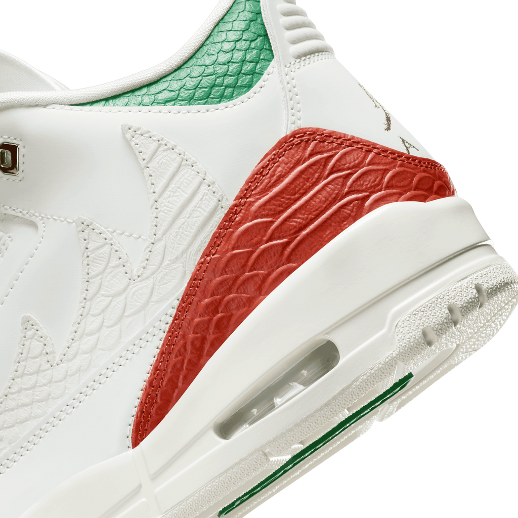 [IO1752-100] MENS AIR JORDAN RETRO 3 'EL VUELO SUMMIT WHITE'