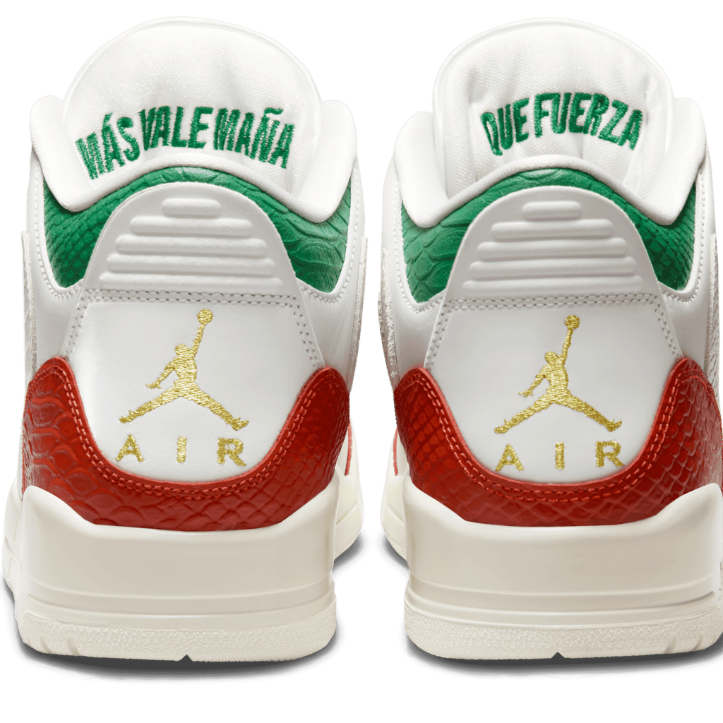 [IO1752-100] MENS AIR JORDAN RETRO 3 'EL VUELO SUMMIT WHITE'