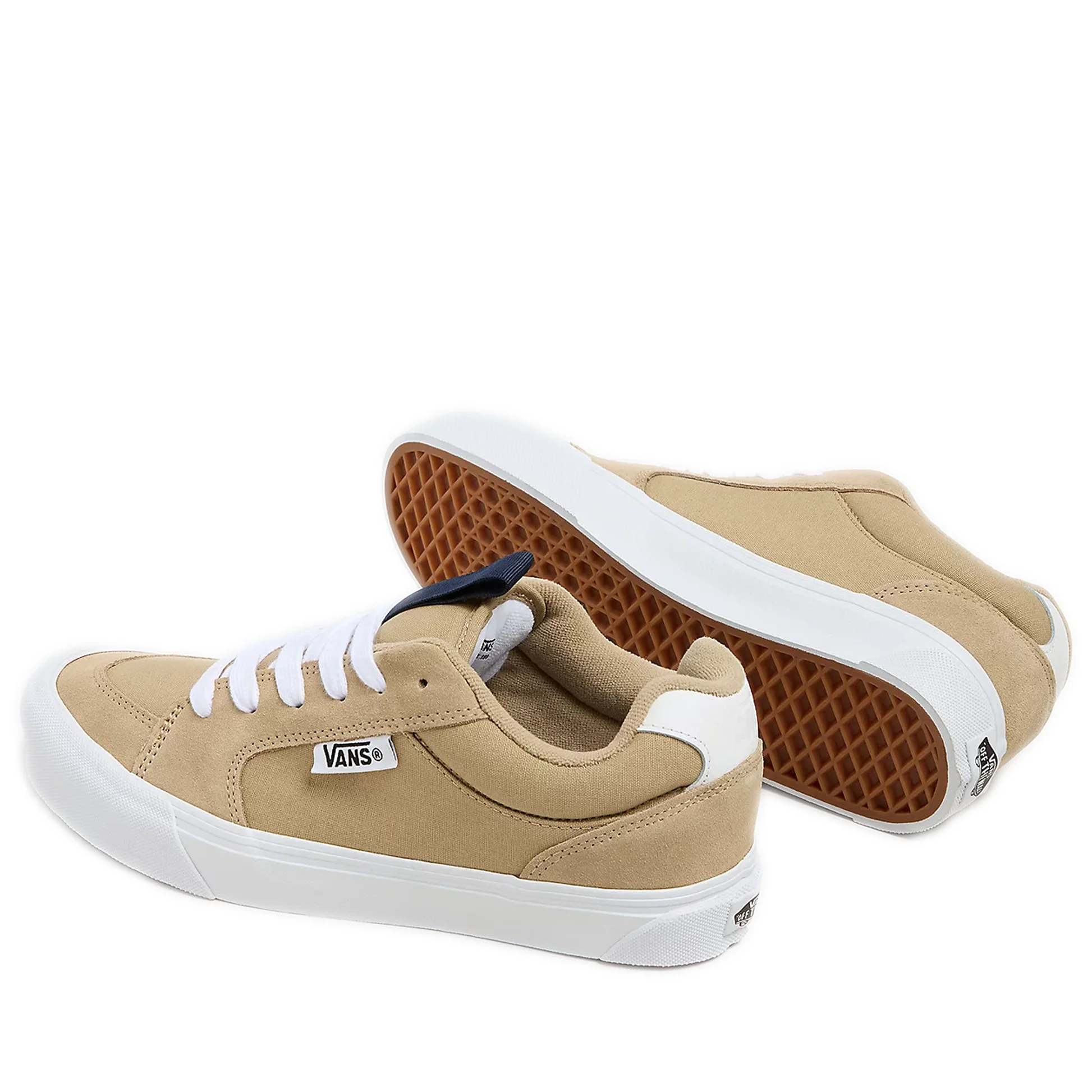 [VN000CZW4MG] MENS VANS CHUKKA PUSH LS - TAN/WHITE