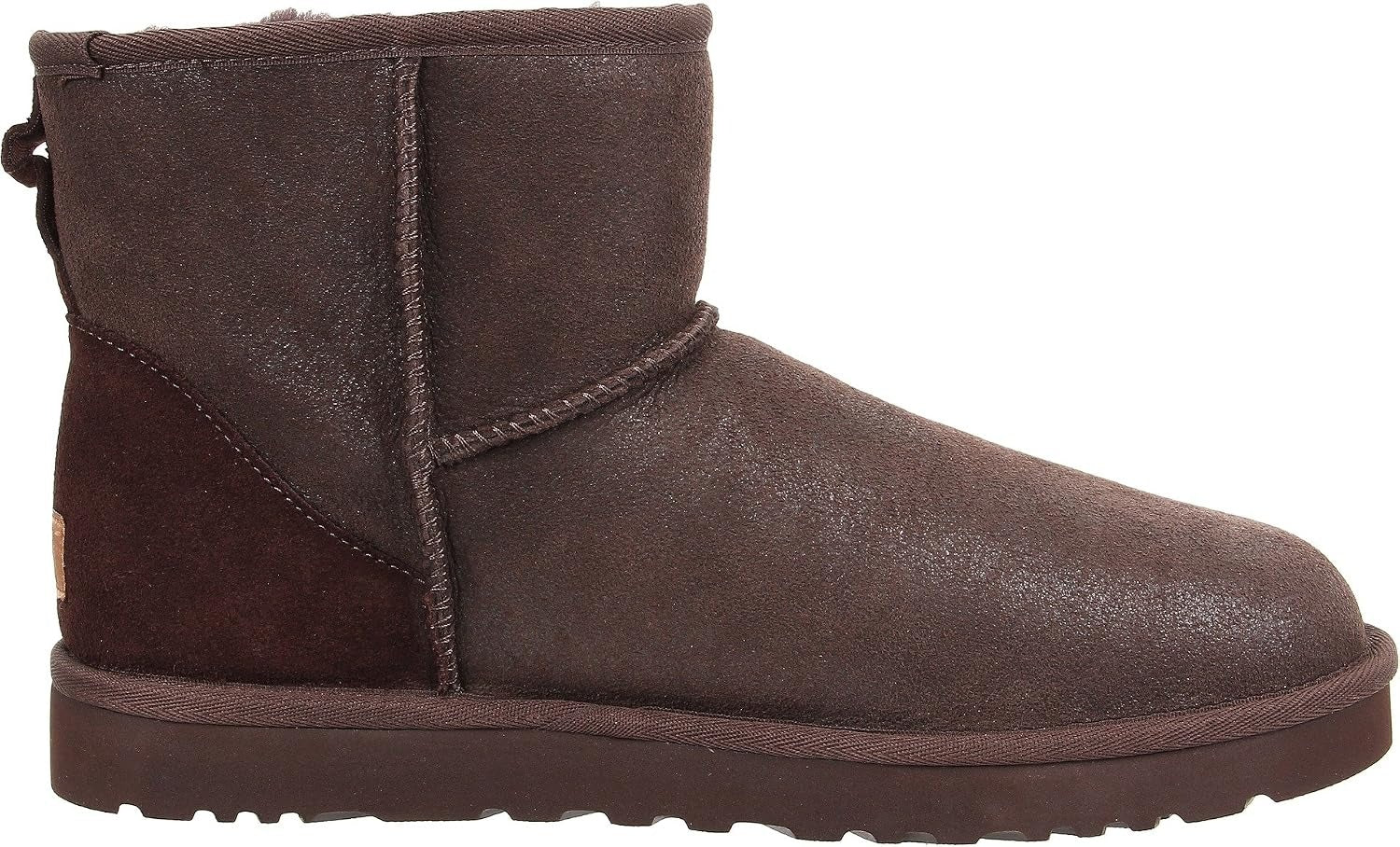 [1007307-BJC] MENS UGG CLASSIC MINI BOMBER FLEECE LINED 'CHOCOLATE' - CHOCOLATE