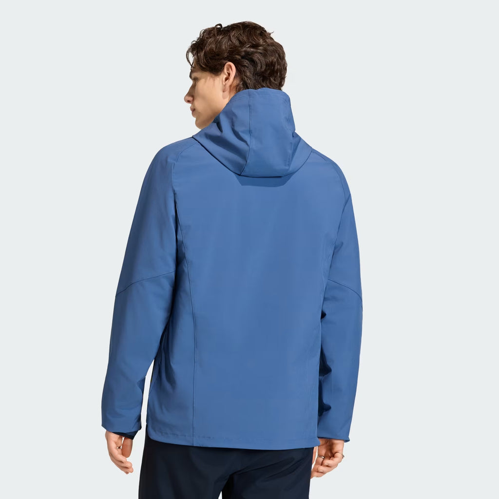 [JZ6313] MENS ADIDAS AFA ARGENTINA TIRO TRAVEL FULL ZIP WINDBREAKER - CREW BLUE