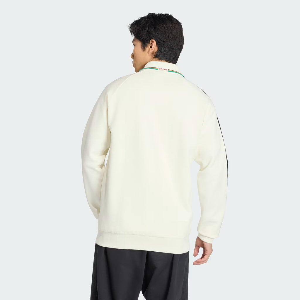 [KA1514] MENS ADIDAS JFA JAPAN AWAY ANTHEM JACKET - OWHITE