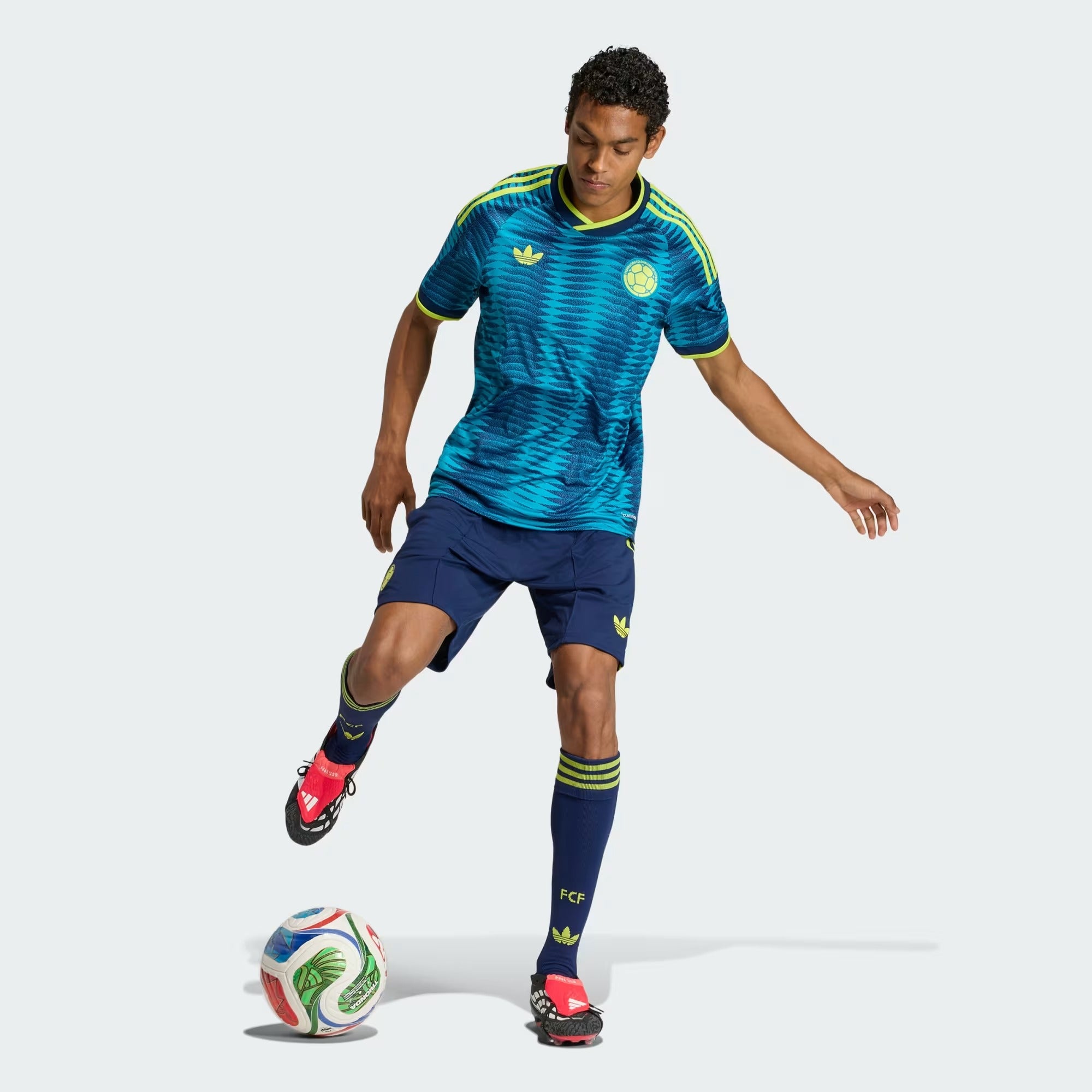 [JL6984] MENS ADIDAS FCF COLOMBIA 26 AWAY SHORTS - TEAM NAVY BLUE