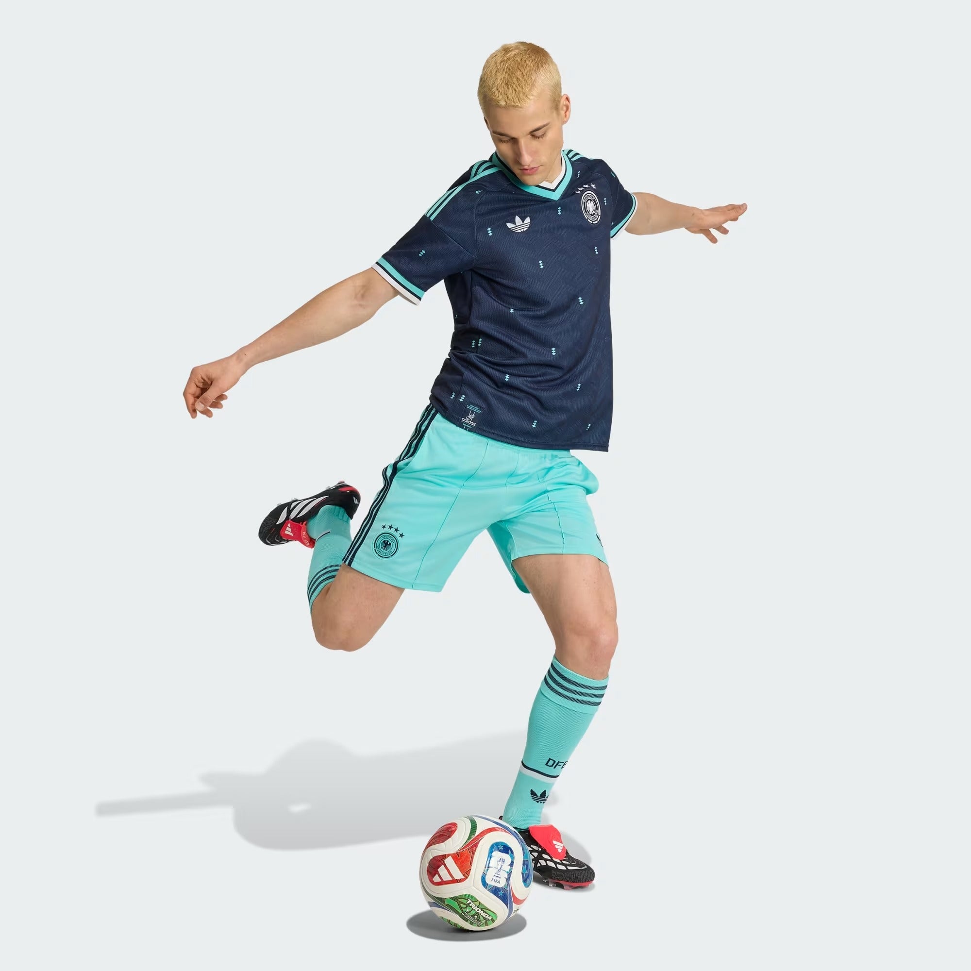 [JN2075] MENS ADIDAS DFB GERMANY AWAY SHORTS - FLAAQU