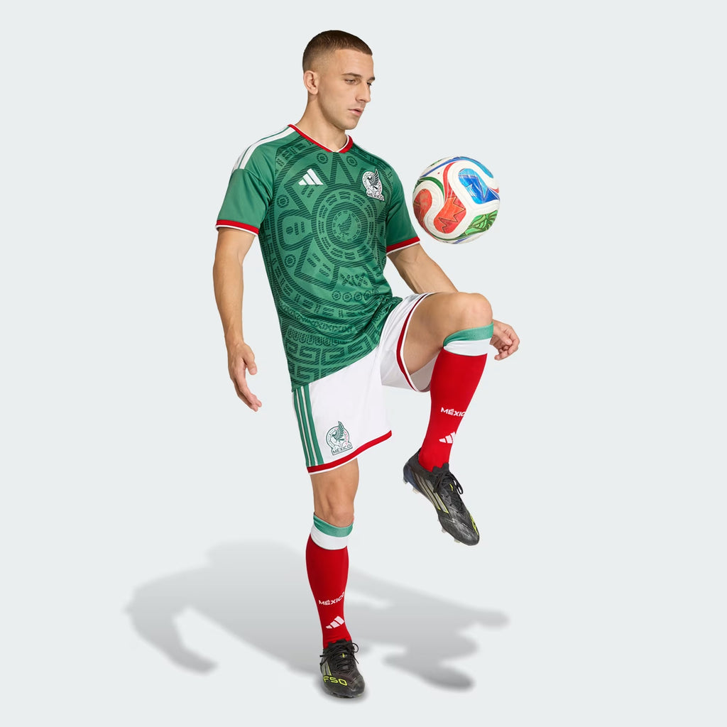 [JL8541] MENS ADIDAS FMF MEXICO 26 HOME SHORTS - WHITE