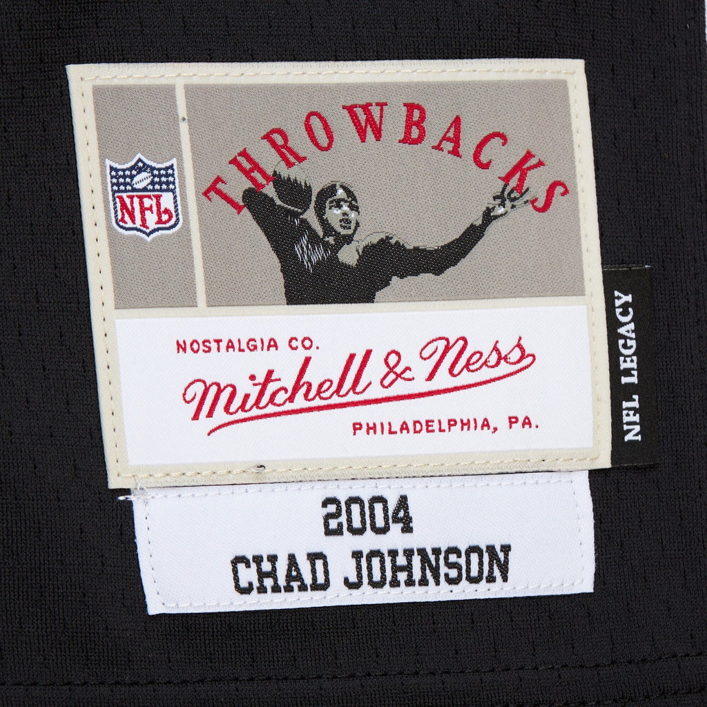 MENS MITCHELL & NESS NFL BLACK JERSEY BENGALS 2004 CHAD JOHNSON
