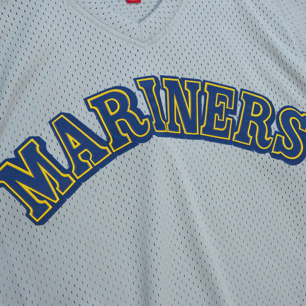 MENS MITCHELL & NESS MLB AUTHENTIC BP JERSEY - MARINERS 1989 EDGAR MARTINEZ