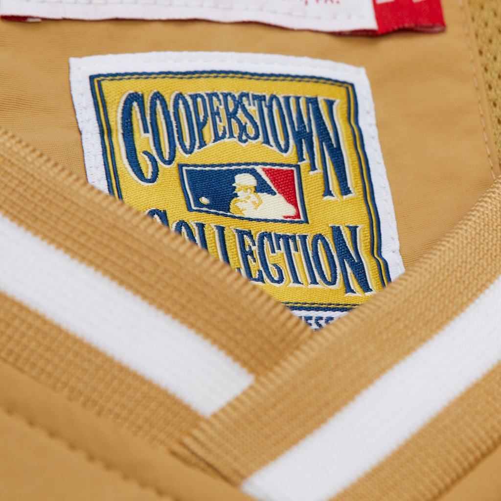 MENS MITCHELL & NESS MLB NYLON PULLOVER JACKET VINTAGE LOGO DODGERS
