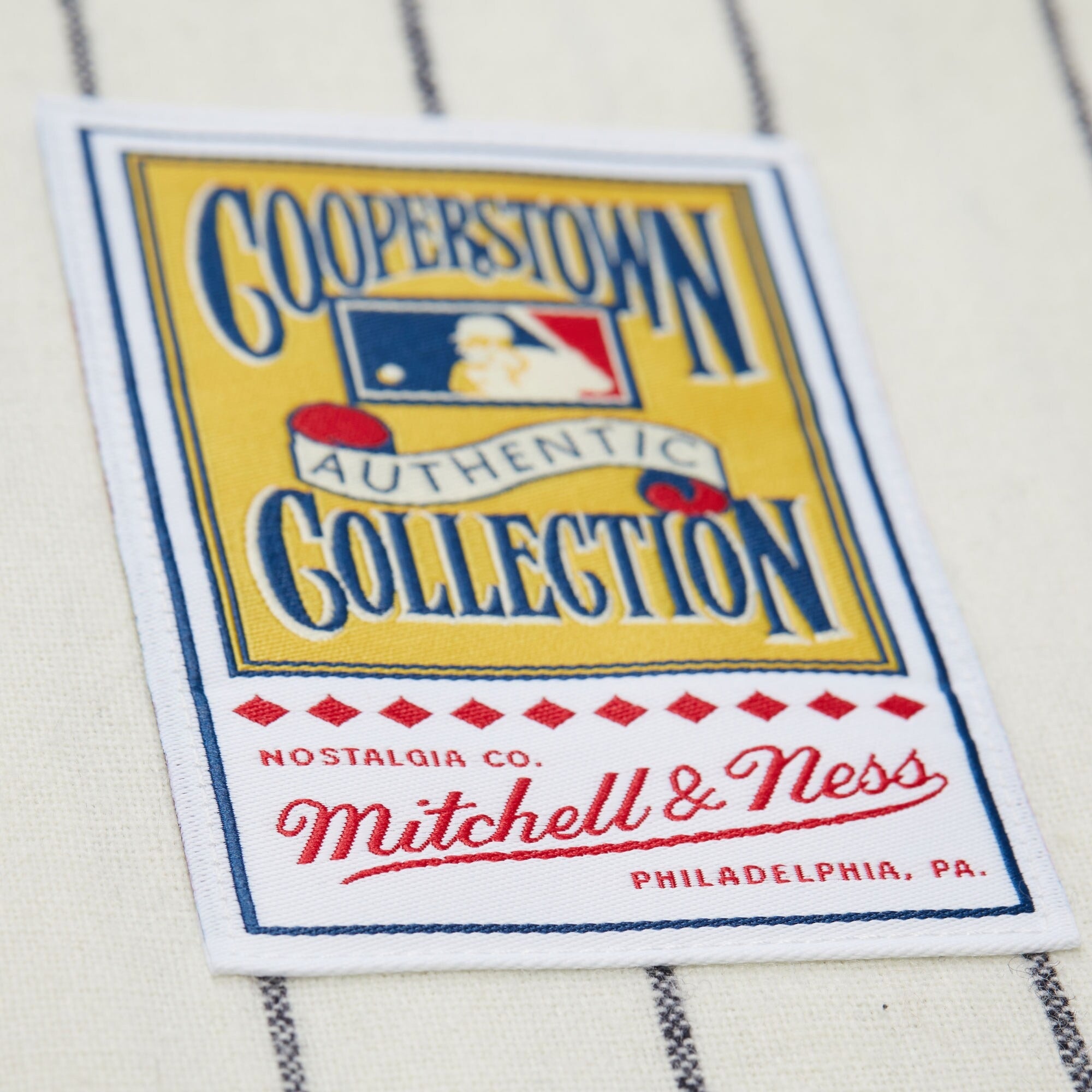 MENS MITCHELL & NESS MLB CREAM PINSTRIPE JERSEY WHITE SOX 1959 LUIS APARICIO