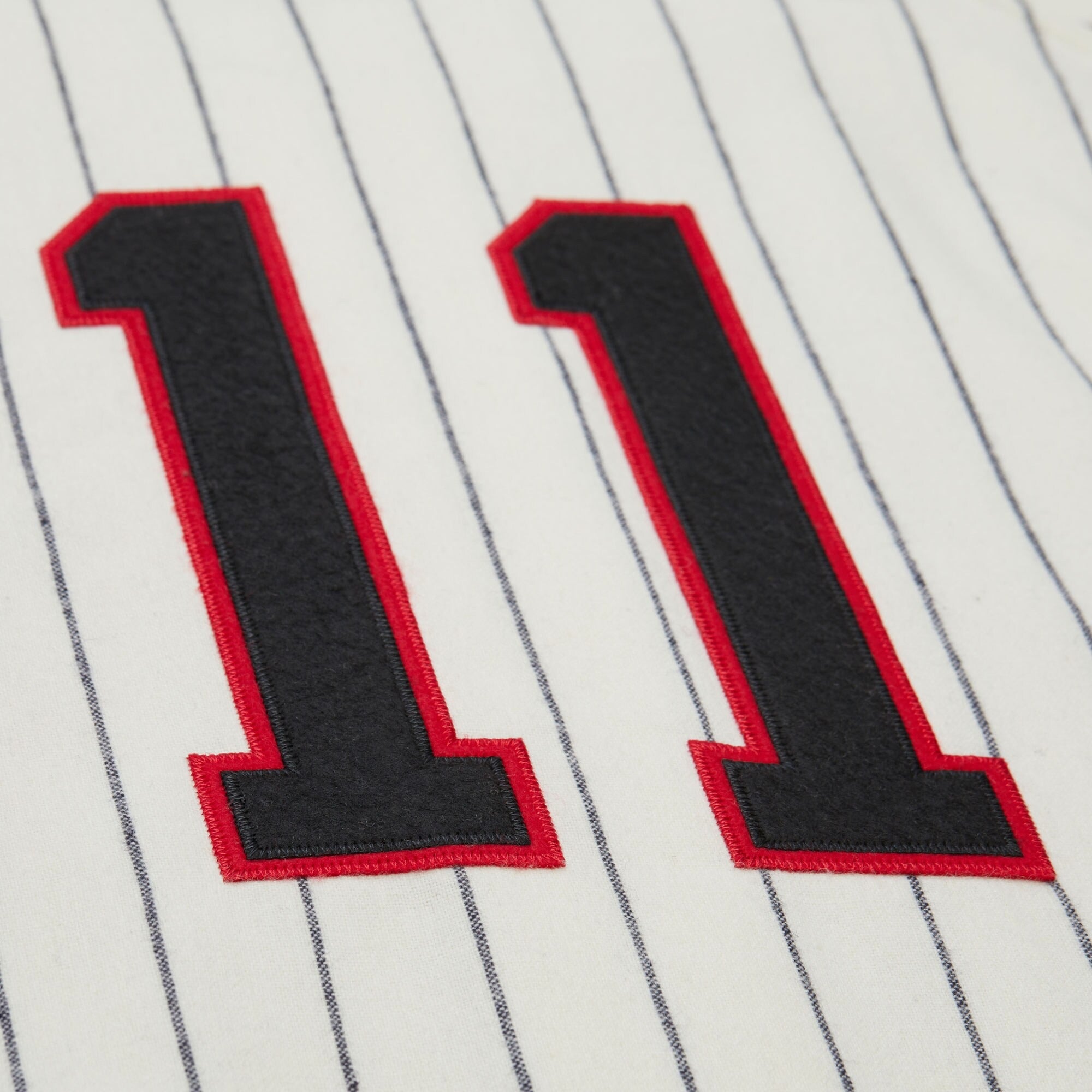 MENS MITCHELL & NESS MLB CREAM PINSTRIPE JERSEY WHITE SOX 1959 LUIS APARICIO
