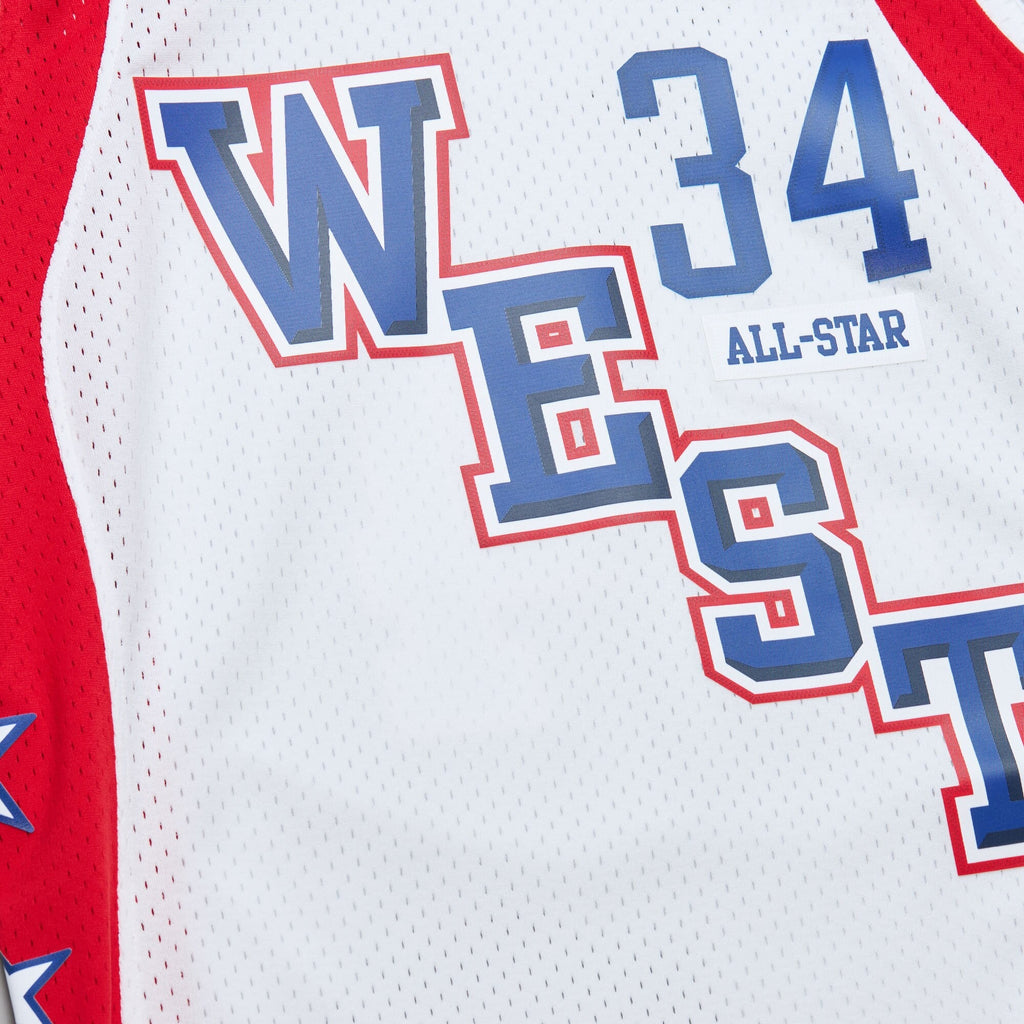 MENS MITCHELL & NESS NBA WHITE JERSEY ALL-STAR 2004 SHAQUILLE O'NEAL