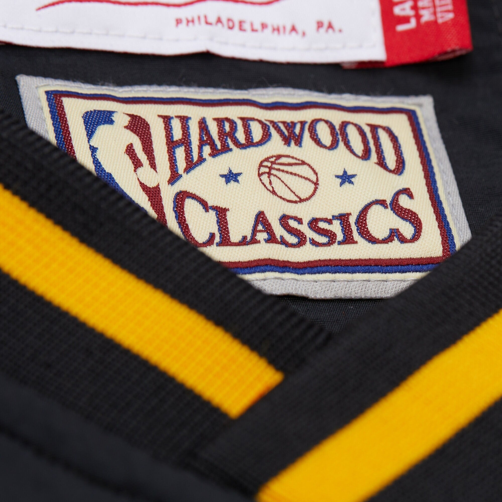 MENS MITCHELL & NESS NBA NYLON PULLOVER JACKET VINTAGE LOGO LAKERS