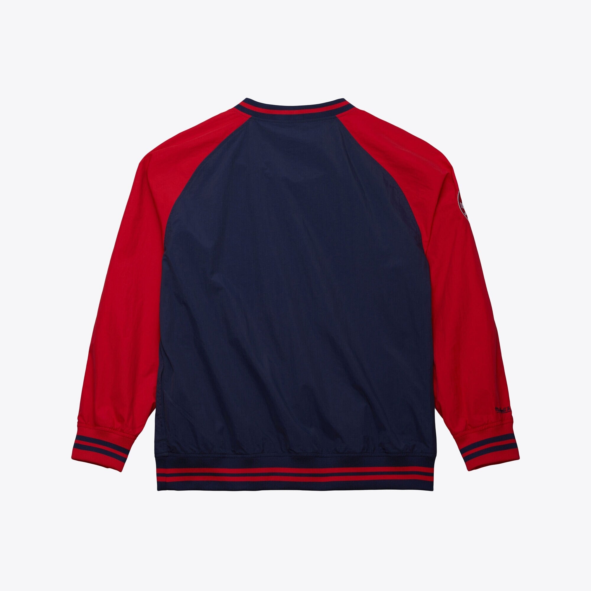 MENS MITCHELL & NESS MLB NYLON PULLOVER CURRENT LOGO ANGELS