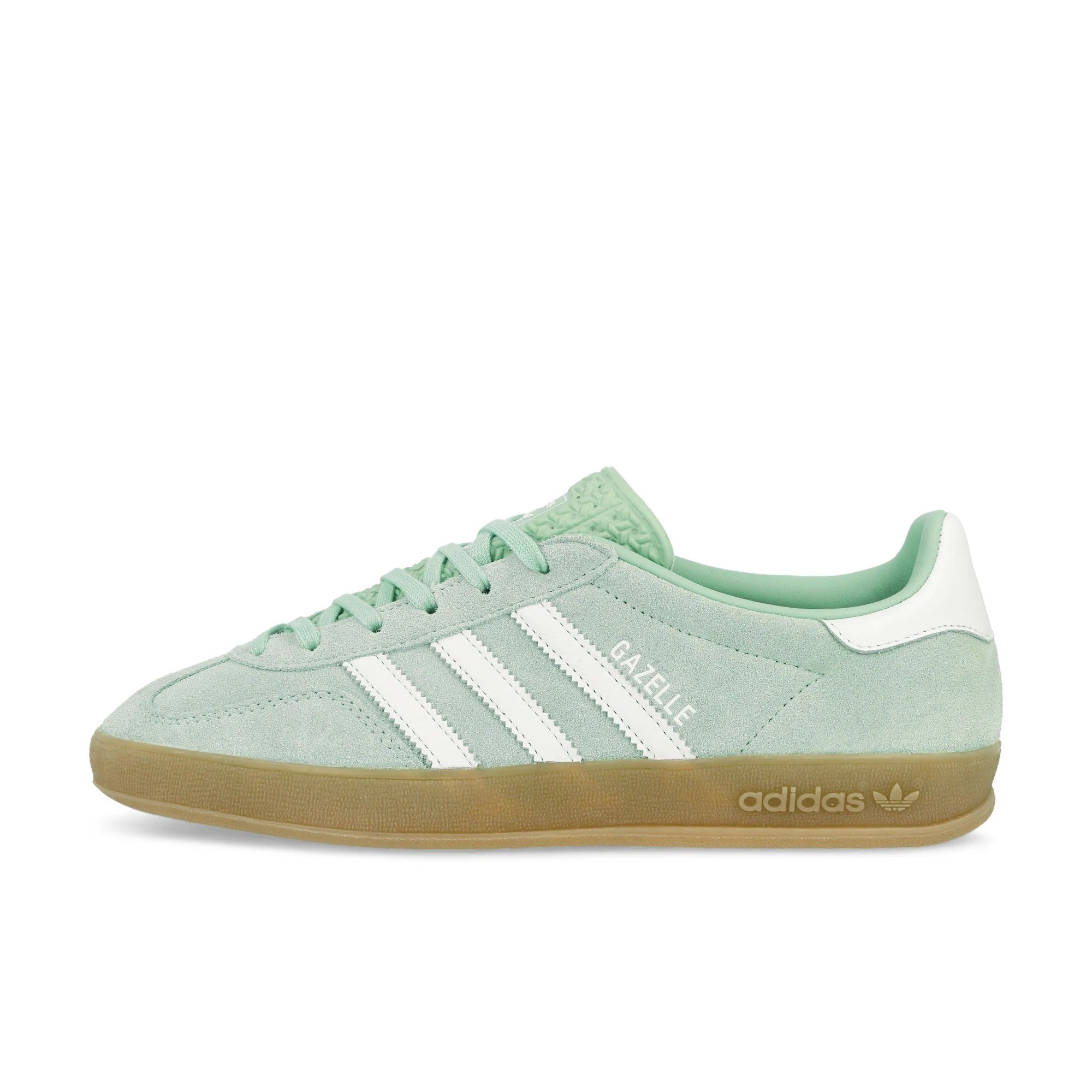 [JS1396] WOMENS ADIDAS GAZELLE INDOOR 'ASH GREEN WHITE'