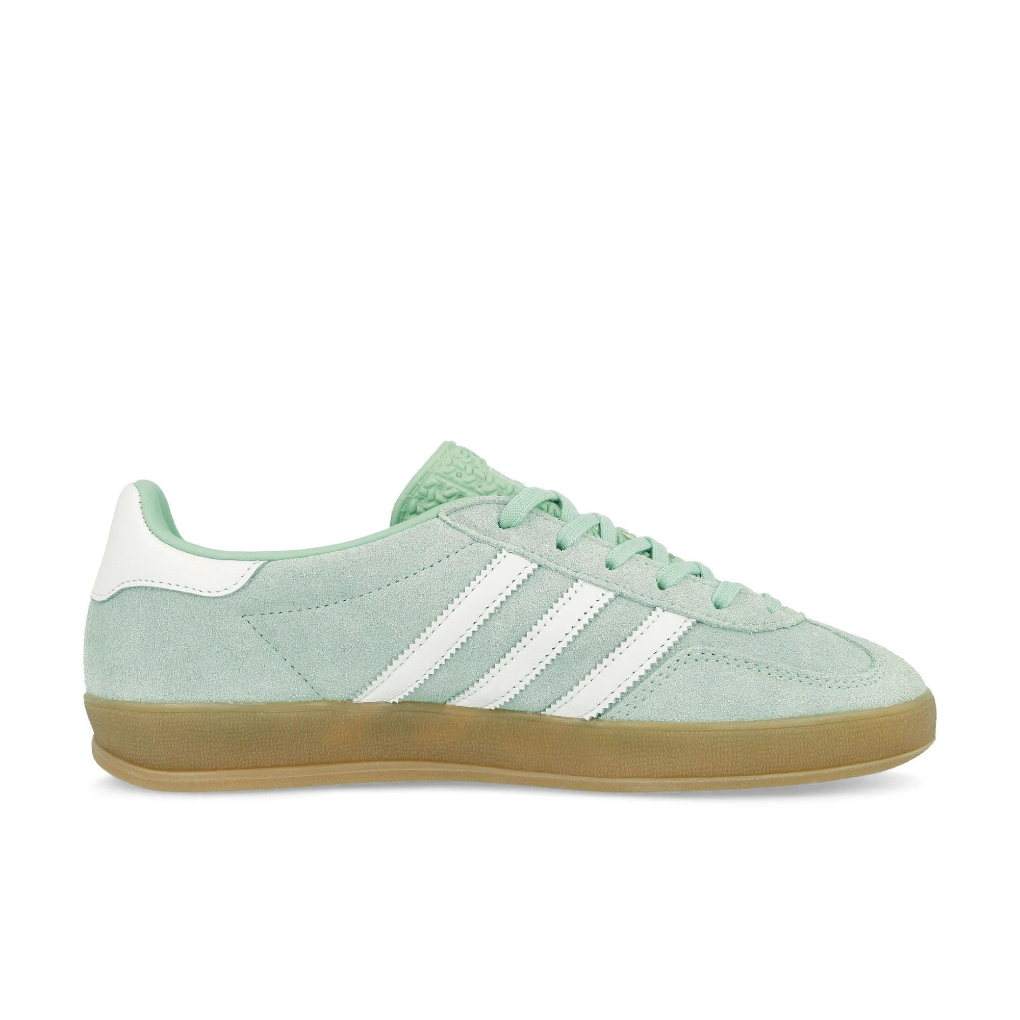 [JS1396] WOMENS ADIDAS GAZELLE INDOOR 'ASH GREEN WHITE'