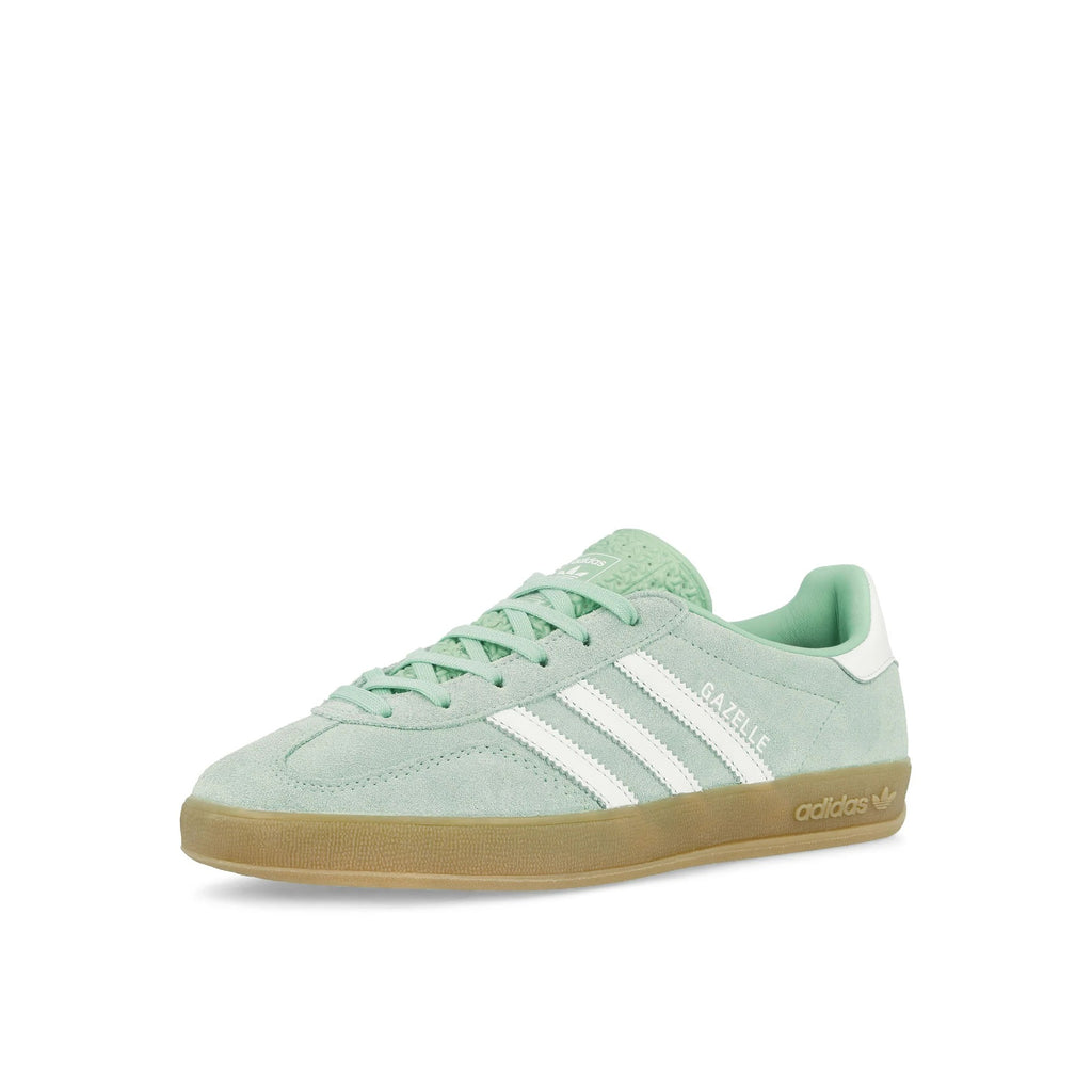 [JS1396] WOMENS ADIDAS GAZELLE INDOOR 'ASH GREEN WHITE'