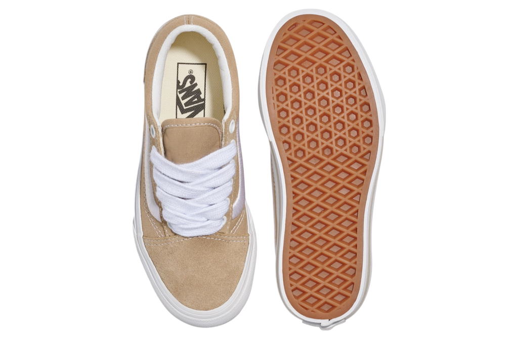 [VN0009PDKHK] YOUTH VANS OLD SKOOL PLATFORM - KHAKI