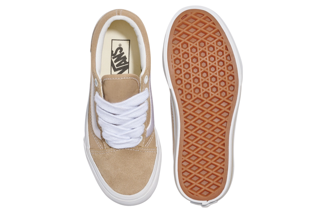 [VN0009PDKHK] YOUTH VANS OLD SKOOL PLATFORM - KHAKI