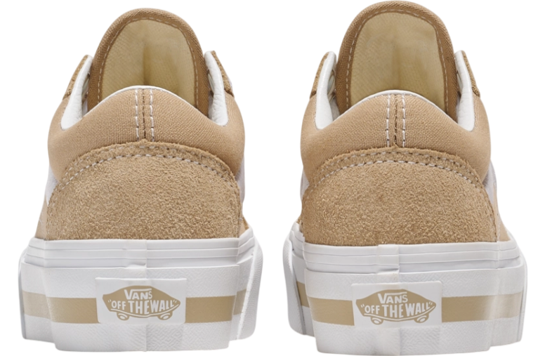 [VN0009PDKHK] YOUTH VANS OLD SKOOL PLATFORM - KHAKI