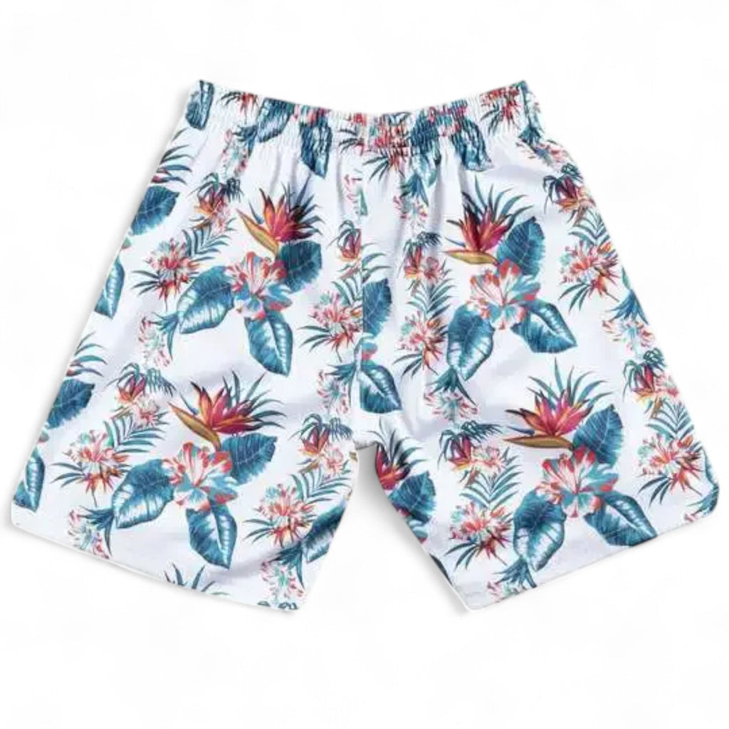 Mens Mitchell & Ness NBA Floral Swingman Shorts 1991 New York Knicks