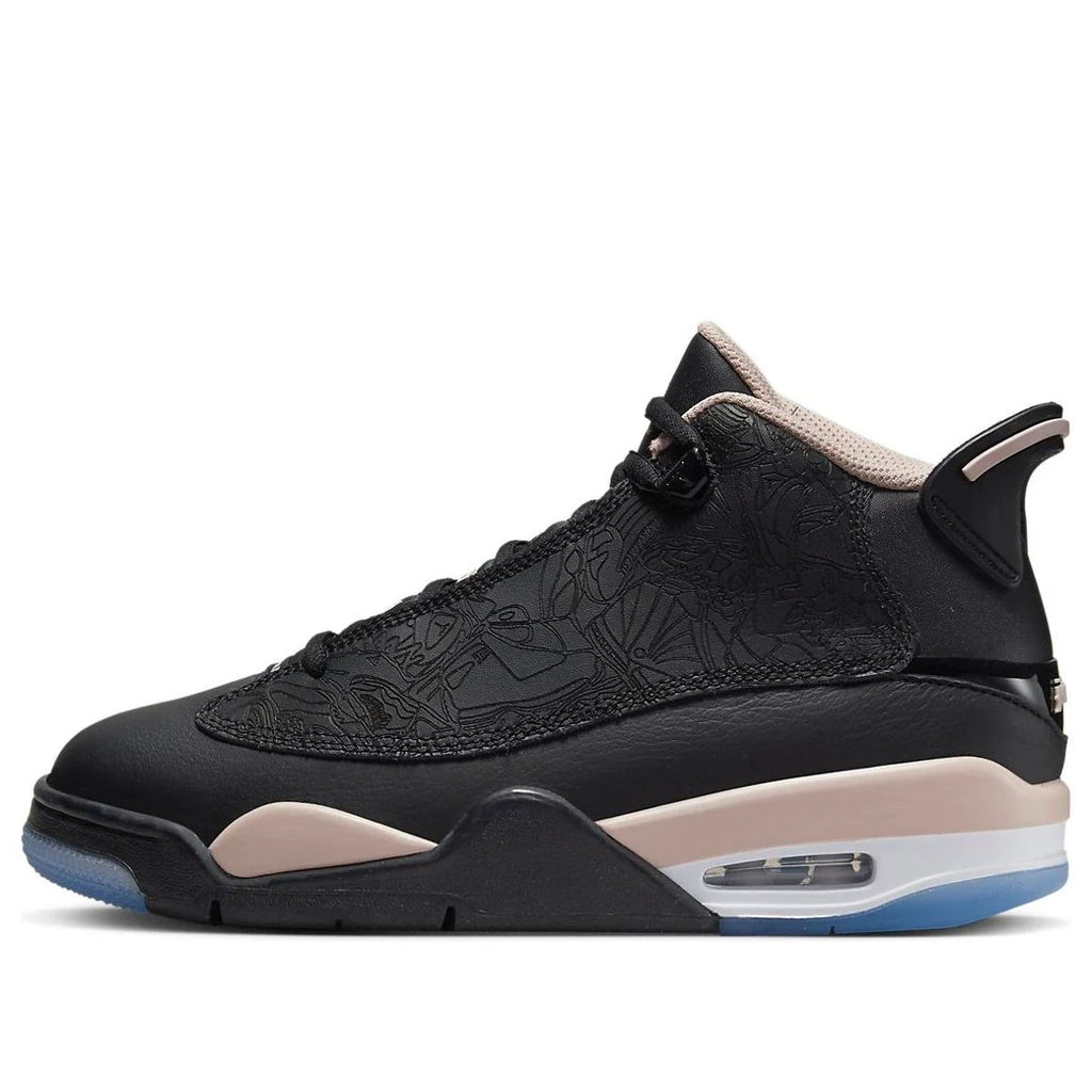 [DV1360-021] GRADE SCHOOL AIR JORDAN DUB ZERO 'BLACK WHITE FOSSIL STONE'