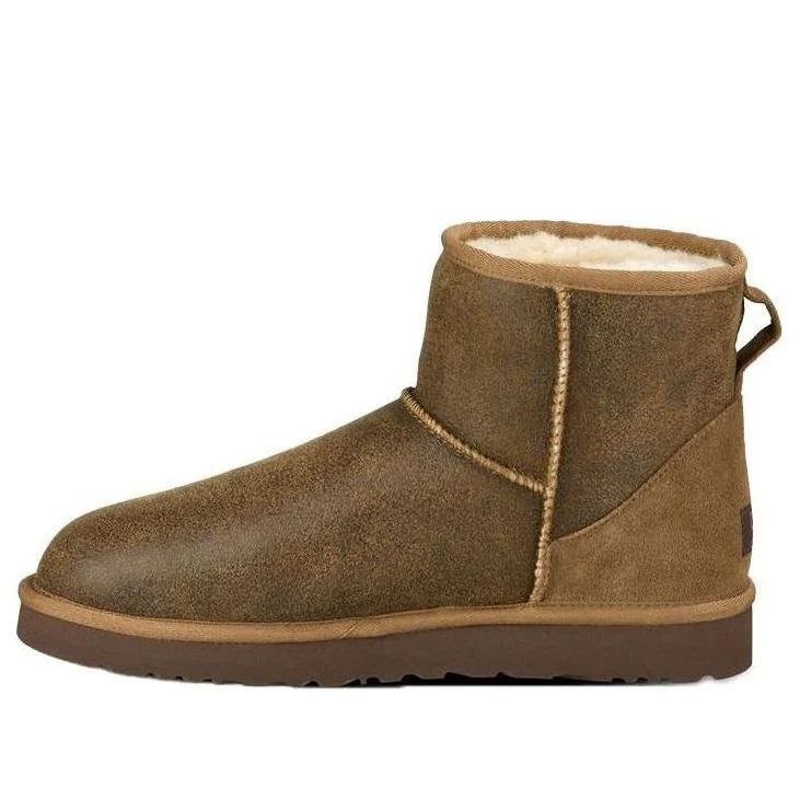 [1007307-BJCE] MENS UGG CLASSIC MINI BOMBER FLEECE LINED 'CHESTNUT' - BOMBER JACKET/CHESTNUT
