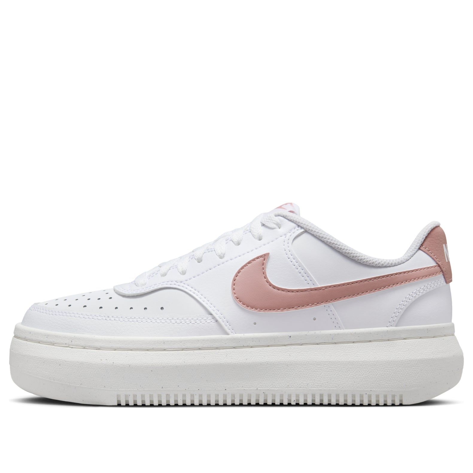 [DZ5394-102] WOMENS NIKE COURT VISION ALTA LEATHER 'SAIL RED STARDUST'