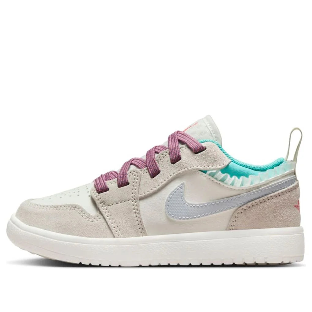 [FQ8093-100] PRESCHOOL AIR JORDAN RETRO 1 LOW ALT SE 'SAIL LEGEND LIGHT BROWN'