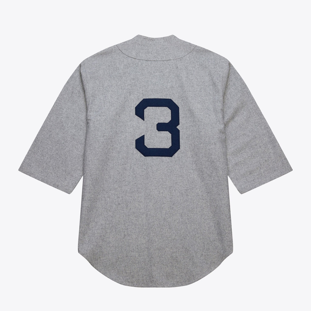 MENS MITCHELL & NESS MLB GREY JERSEY YANKEES 1929 BABE RUTH