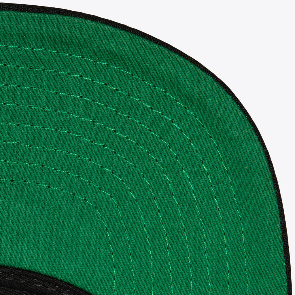MENS MITCHELL & NESS NHL VINTAGE PAINTBRUSH SNAPBACK WHALERS - BLACK