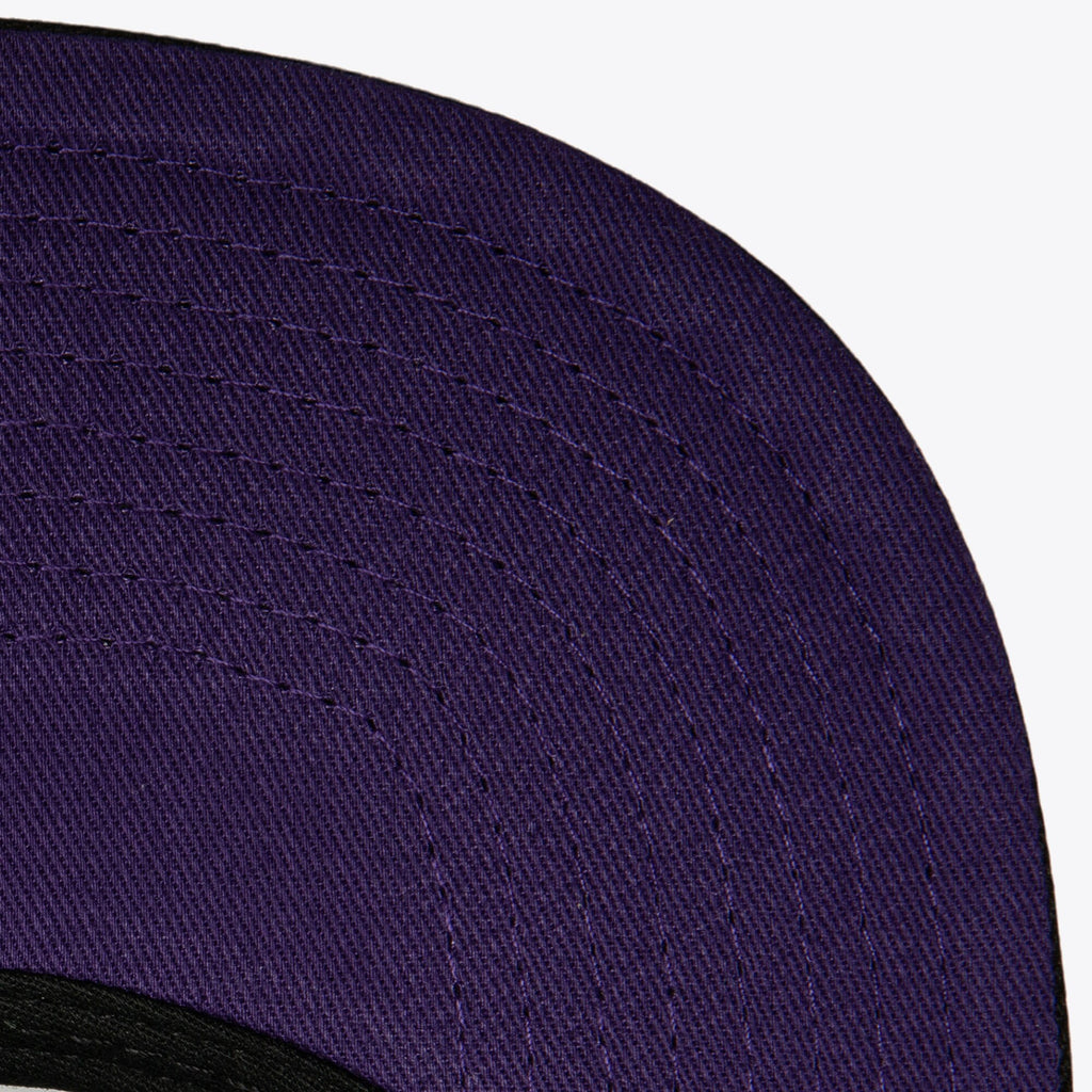 MENS MITCHELL & NESS NBA BIG FACE 7.0 SNAPBACK HWC LAKERS - BLACK